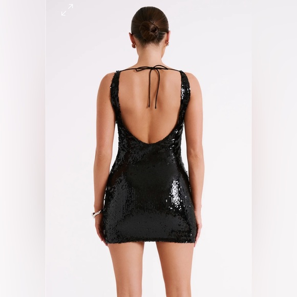 NWT meshki  sequin mini dress xs - Picture 2 of 6